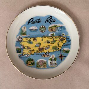 Vintage Puerto Rico Collectible Decorative Plate...